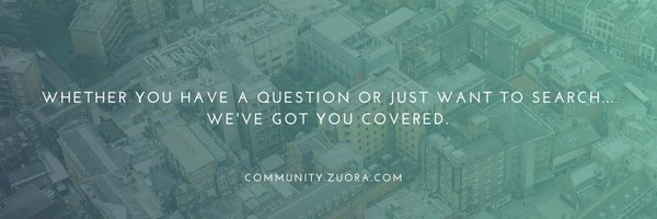 ZuoraSupport Profile Banner