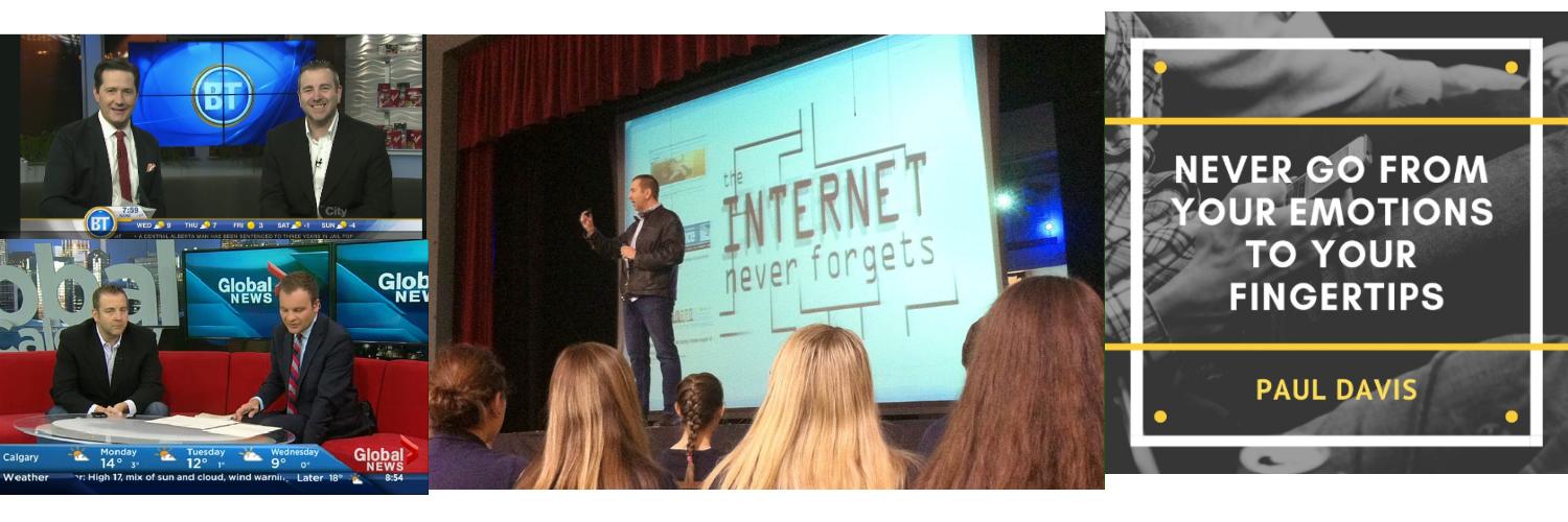 Paul Davis #socialmedia & #onlinesafety banner