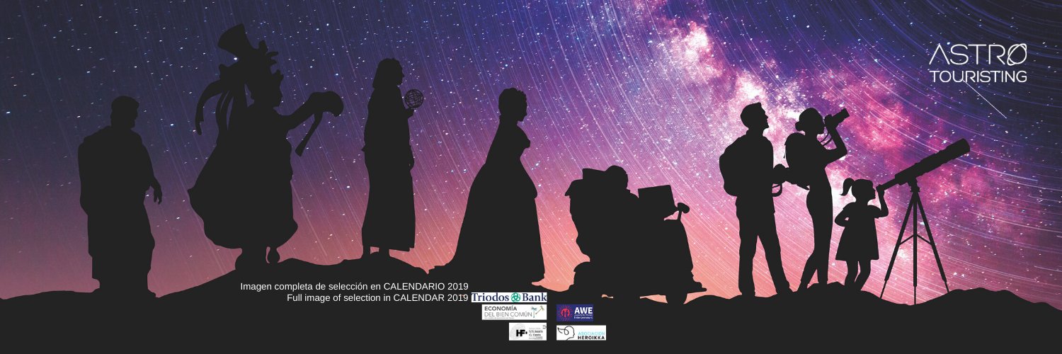 ASTROTOURISTING #SinCienciaNoHayFuturo banner