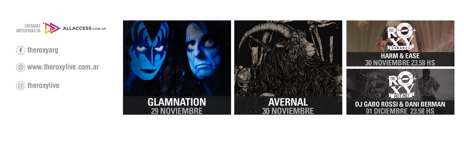 The Roxy Arg. banner