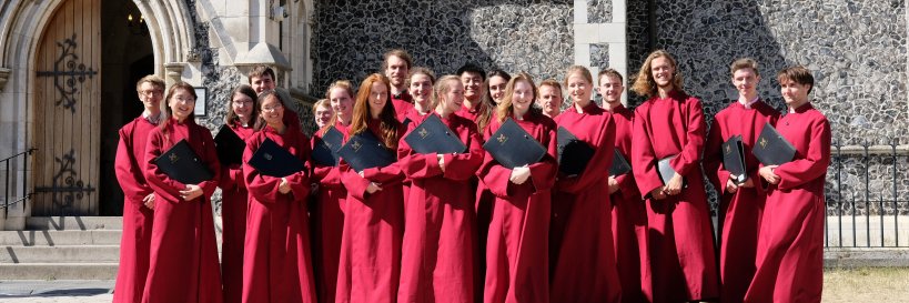 Peterhouse Choir's banner