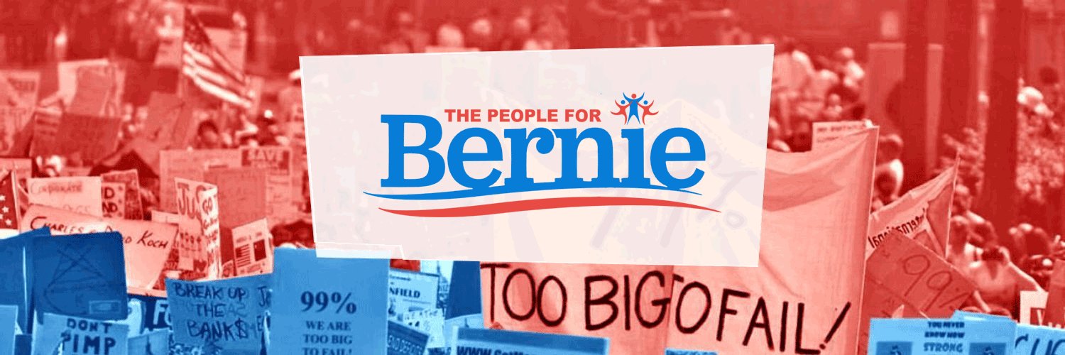 People for Bernie's banner