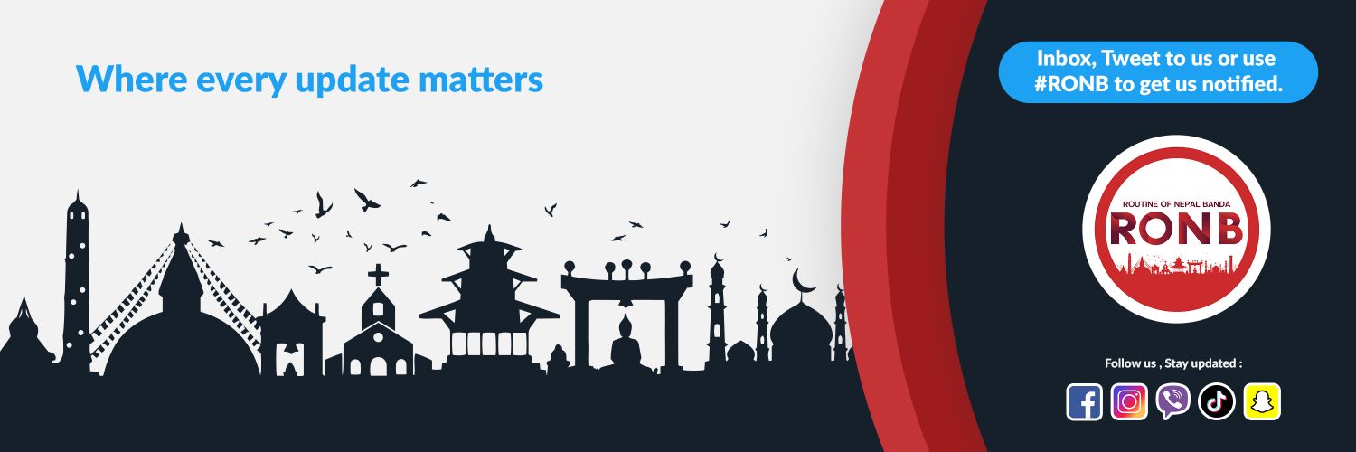 Routine of Nepal banda banner