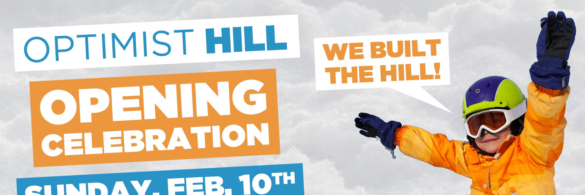 Optimist Hill banner