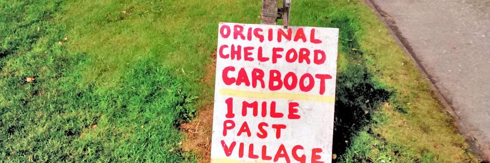 Chelford Car Boot banner