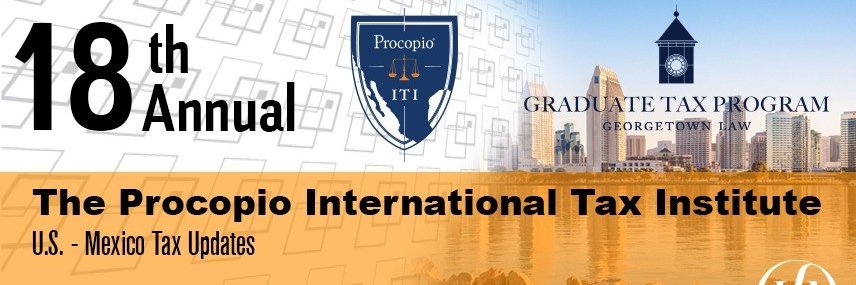 The Procopio International Tax Institute banner