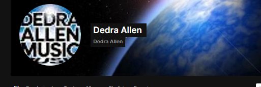 Dedra Allen - @DedraAllenMusic #dedraallenmusic banner