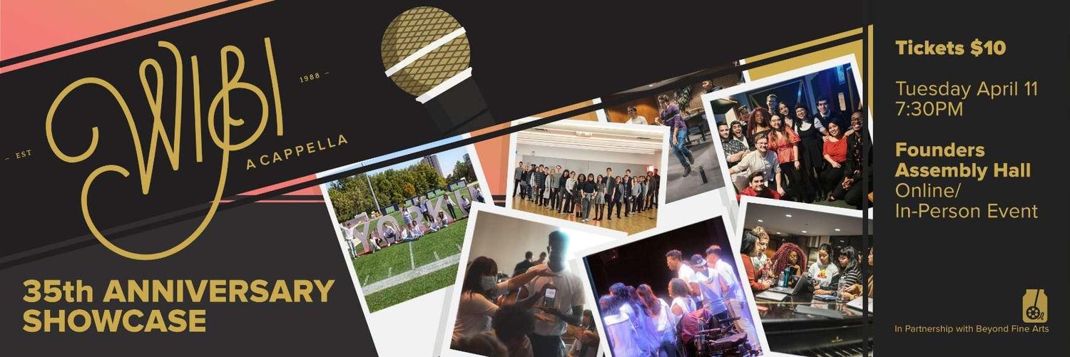 WIBI A Cappella banner