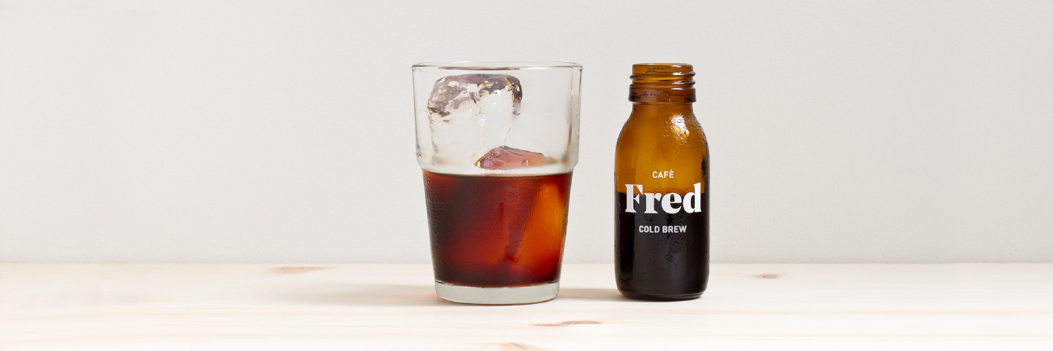Fred cold brew banner