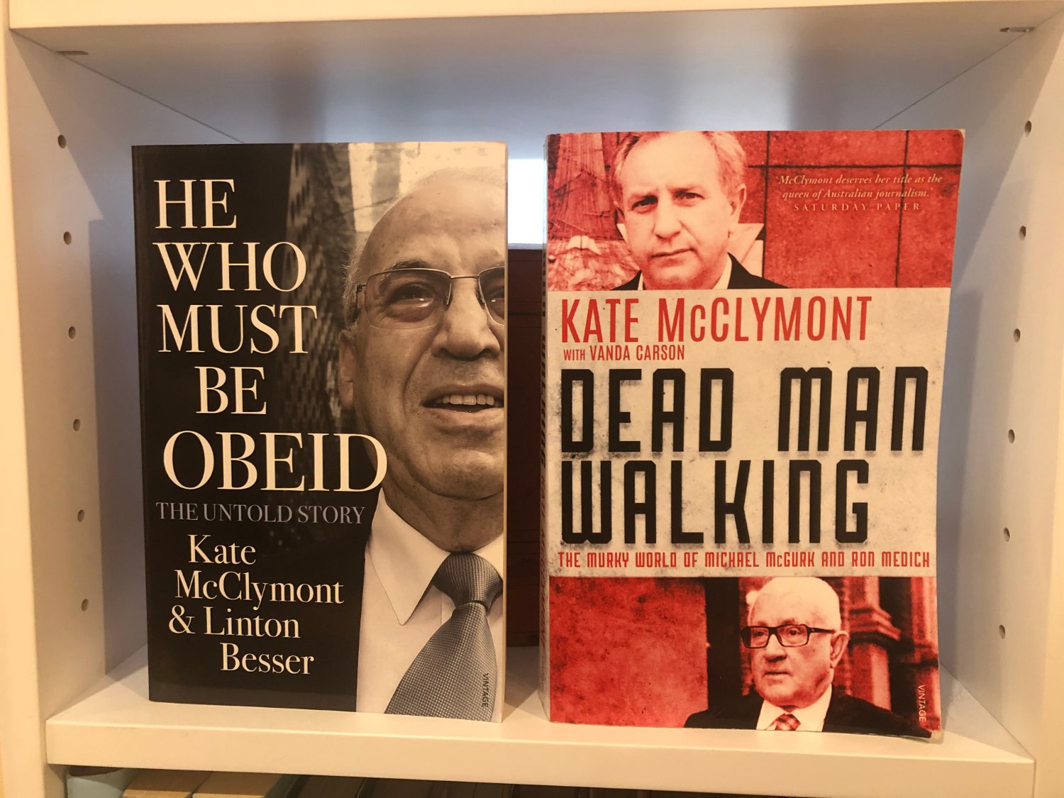 Kate McClymont's banner