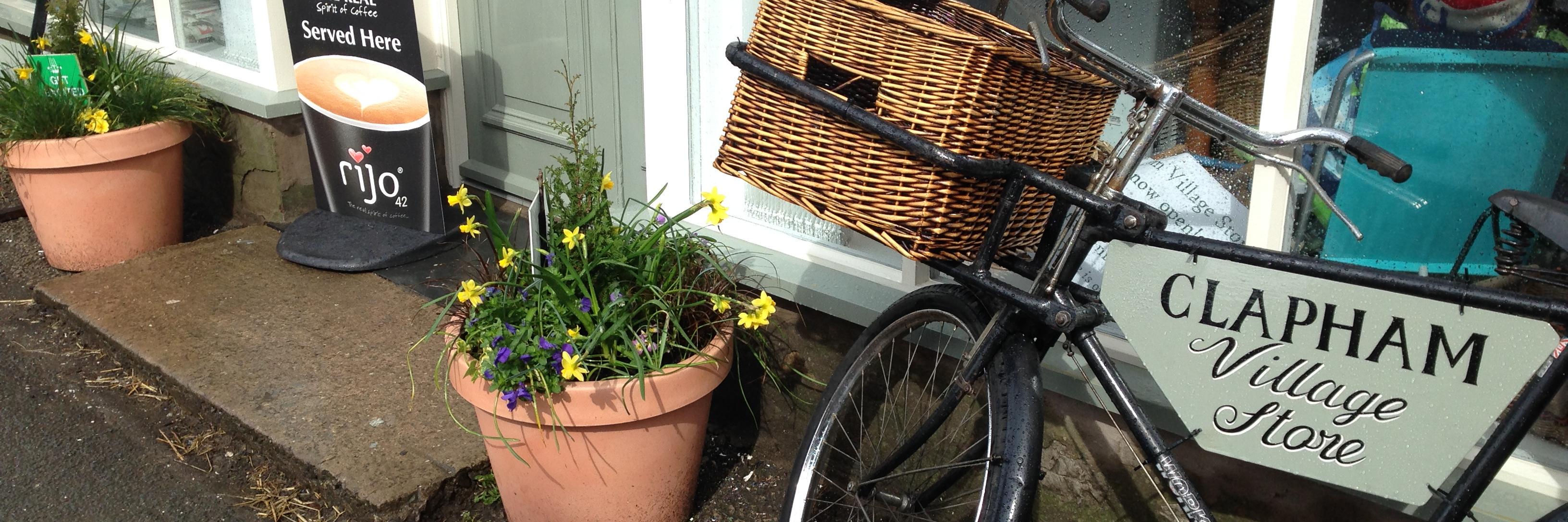 Clapham Village Shop banner