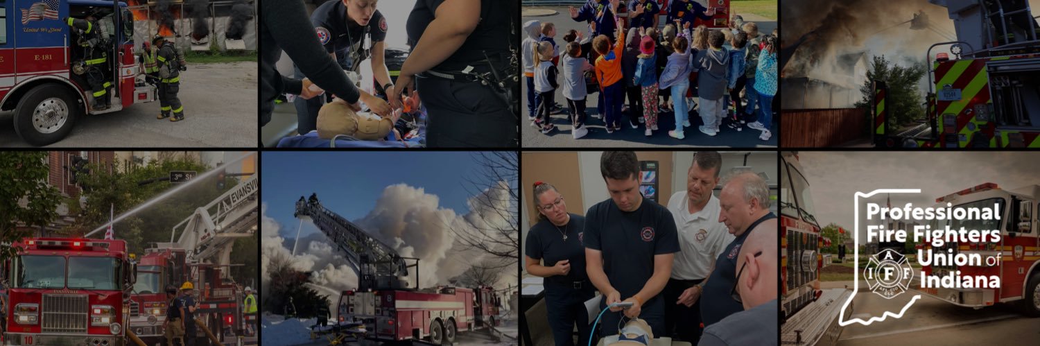 Professional Fire Fighters Union of Indiana banner