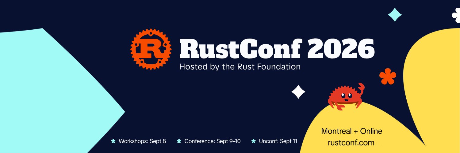 RustConf banner