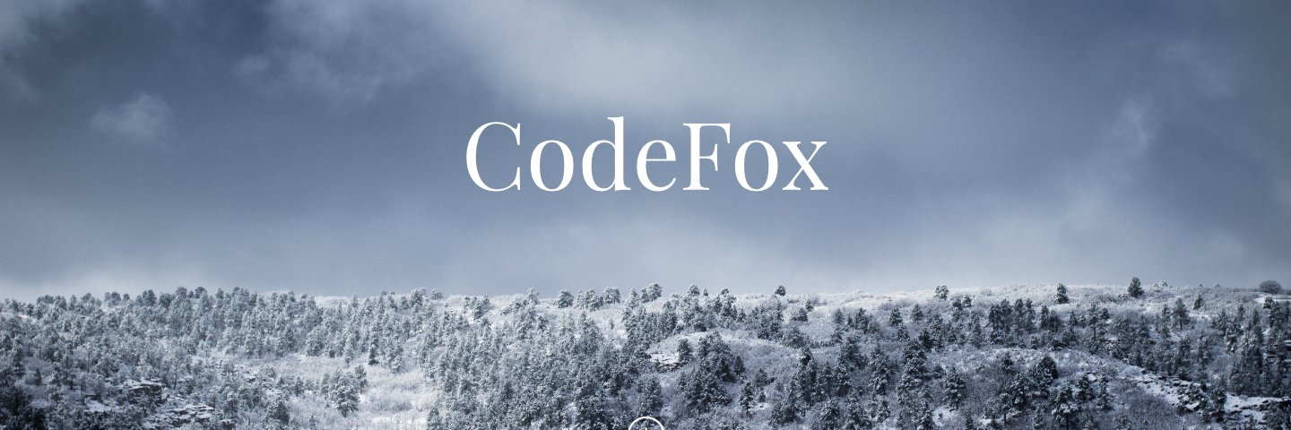 TheCodeFox's profile banner image