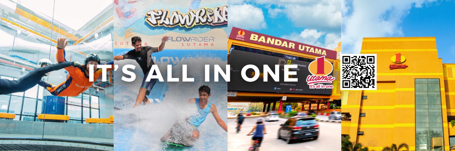 1 Utama Shopping Centre banner
