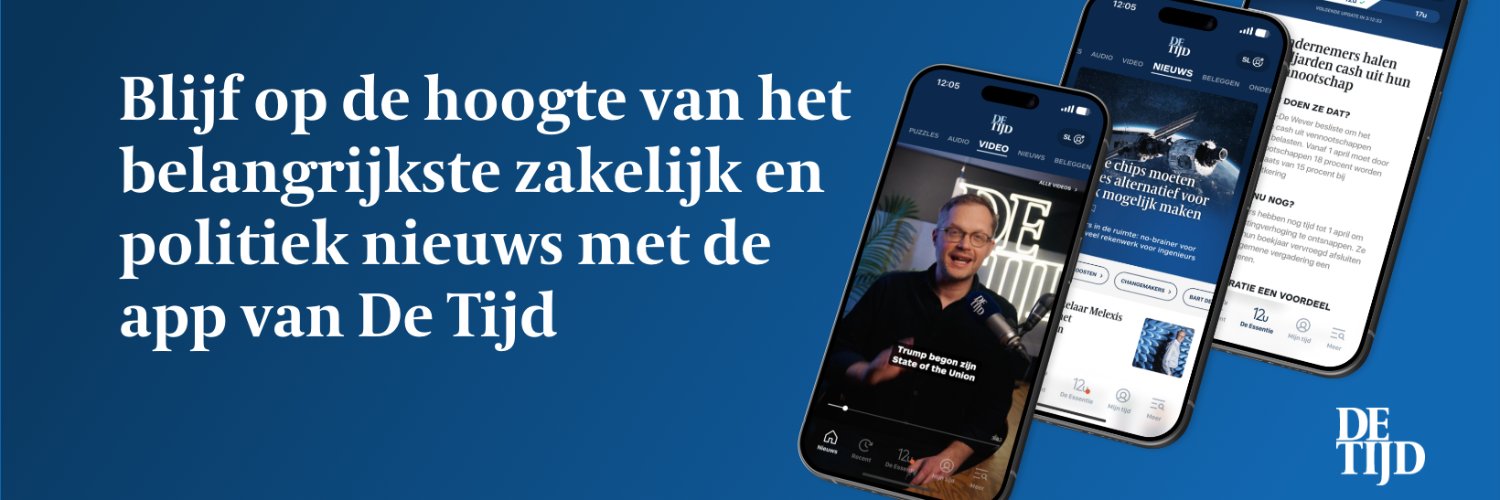 De Tijd banner