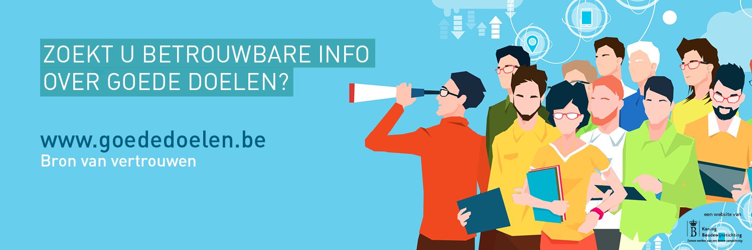 GoedeDoelen.be banner