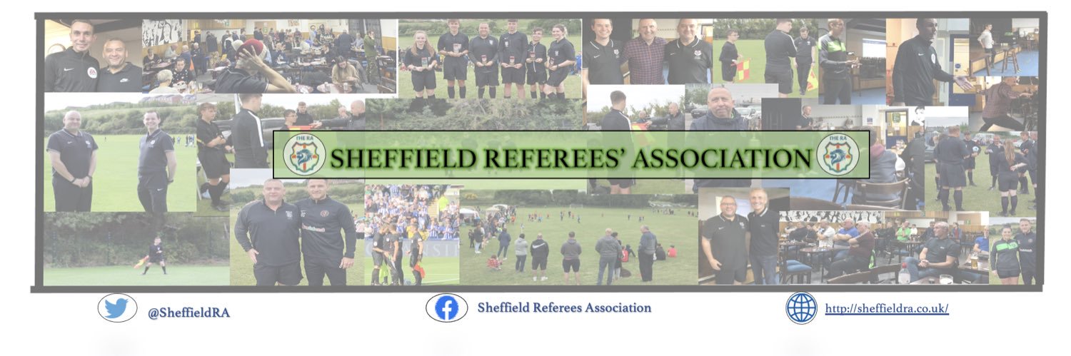Sheffield Referees Association (RA) banner