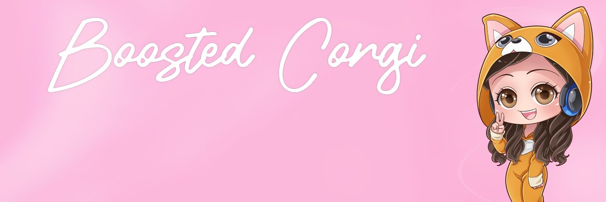 boostedcorgi's profile banner image