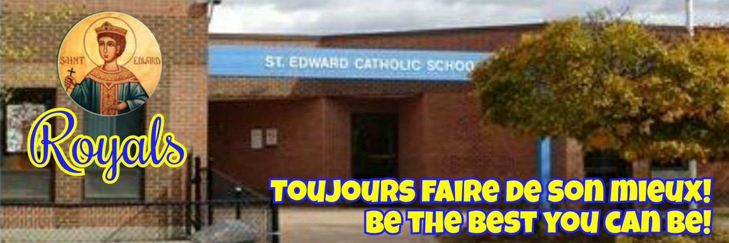 St. Edward CES, YCDSB banner