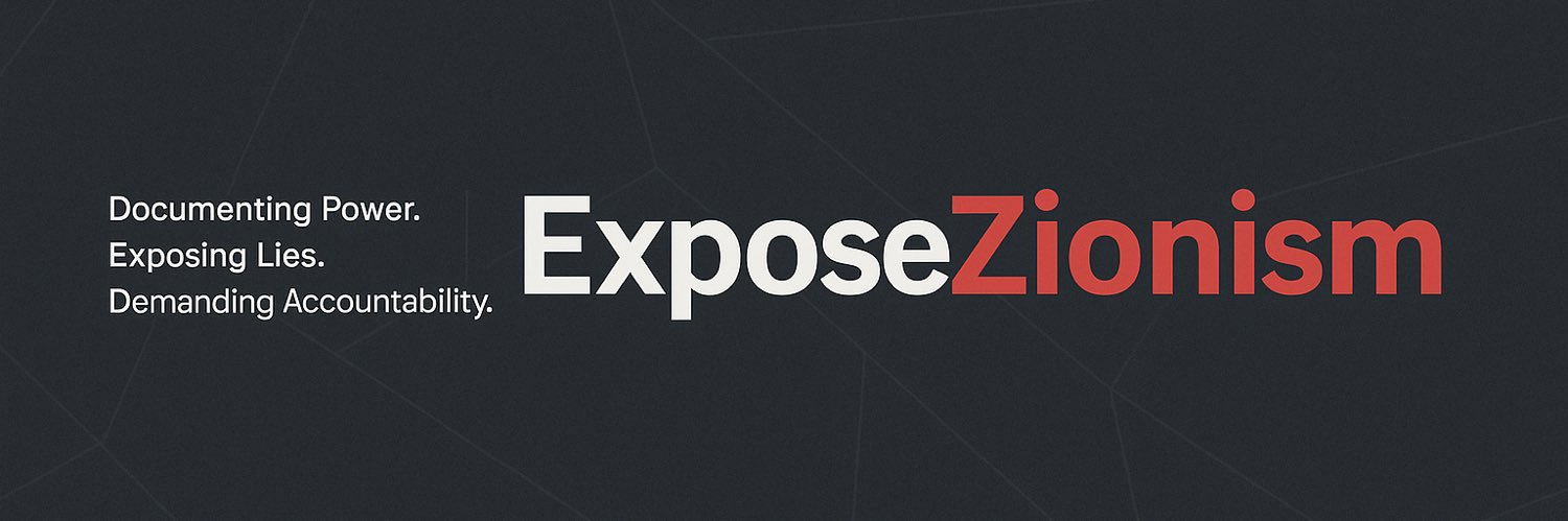 ExposeZionism banner