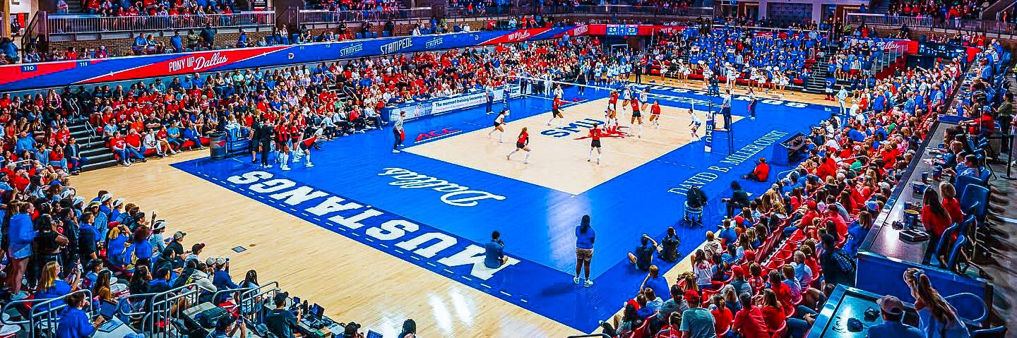 SMU Volleyball's banner