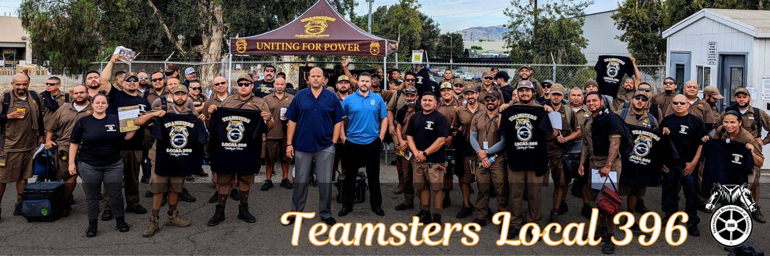 Teamsters Local 396 banner