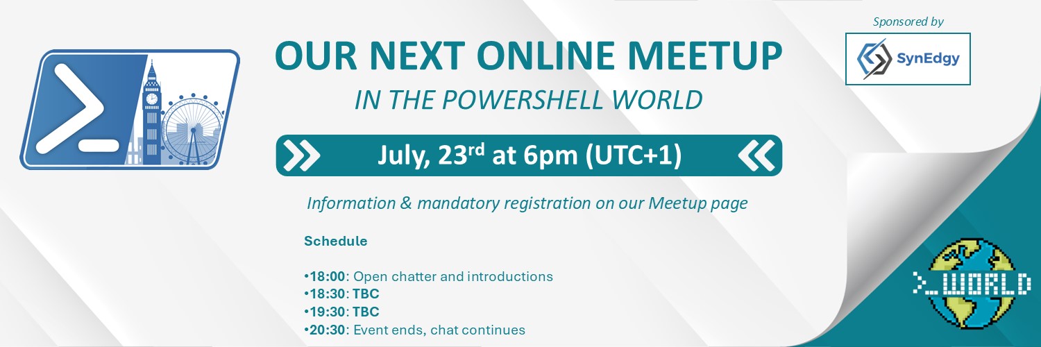 London PowerShell UG banner