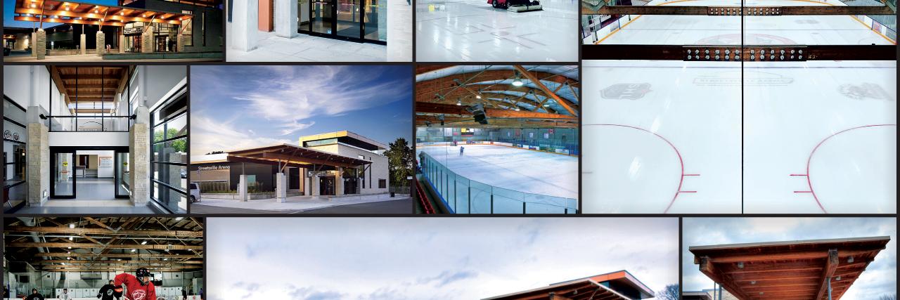 Vic Johnston Arena banner