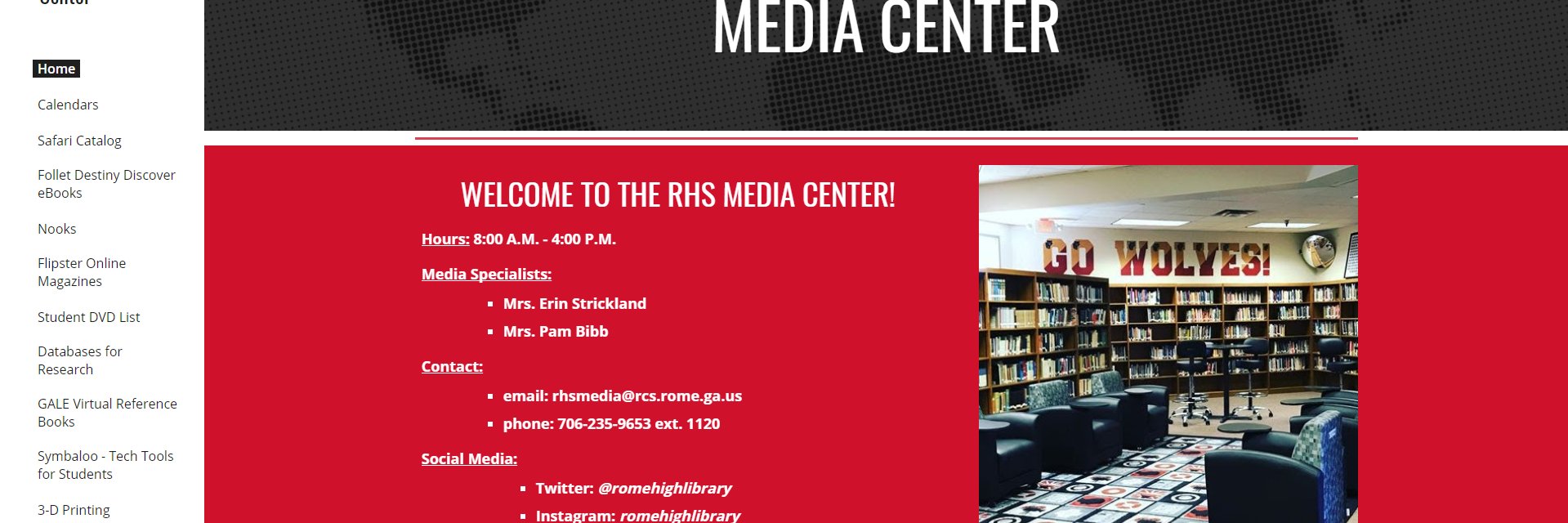 romehighlibrary's profile banner image