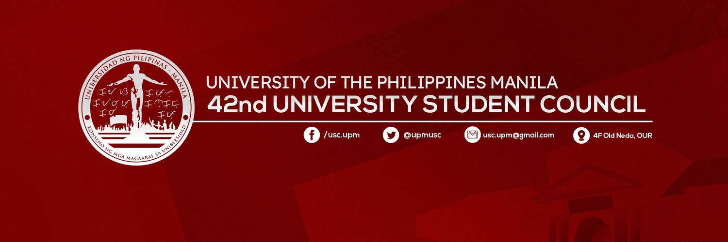 UP Manila University Student Council banner