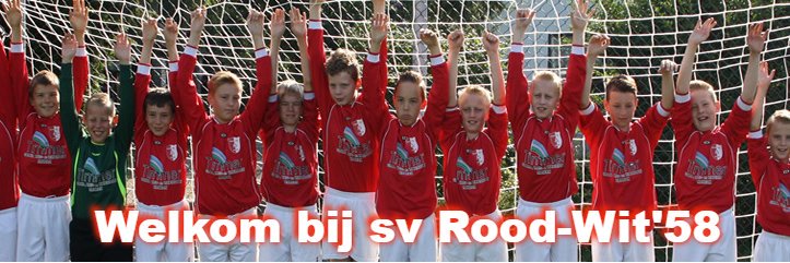 s.v. Rood-Wit '58 banner