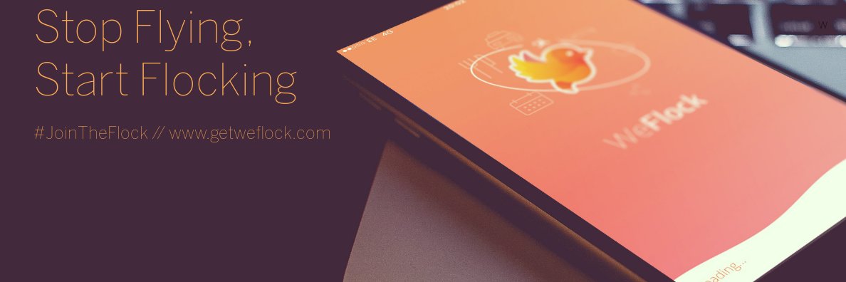 WeFlockApp's profile banner image