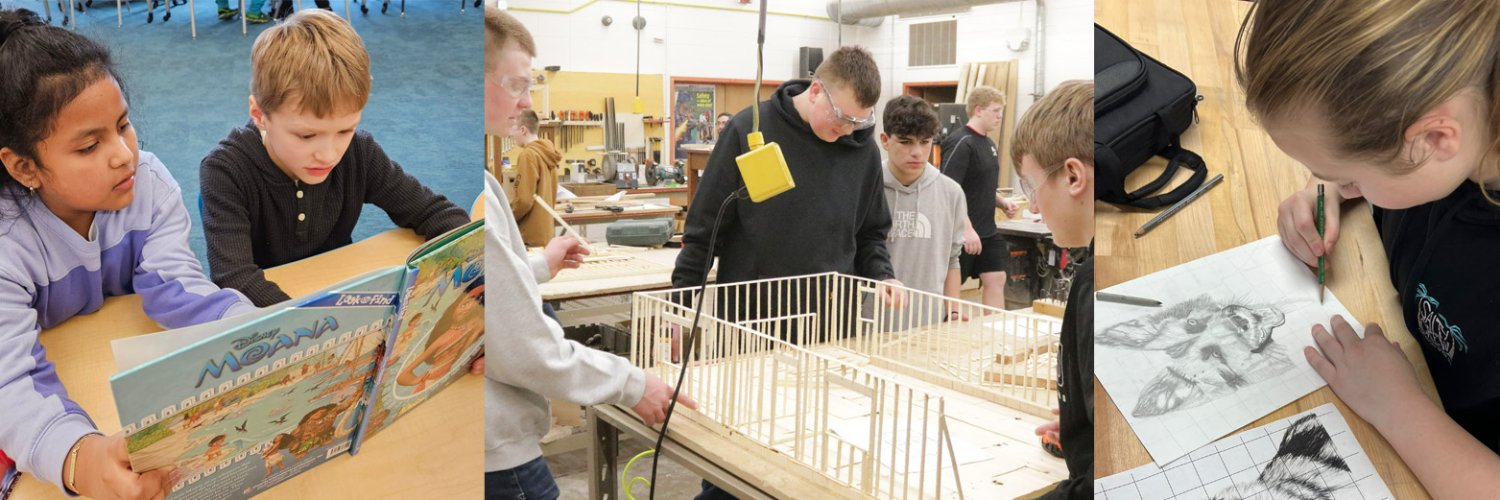 West Delaware School banner