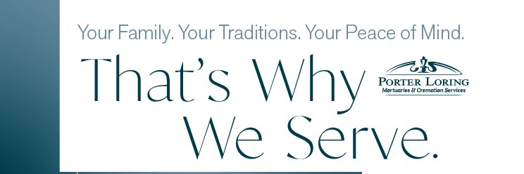 Porter Loring Mortuary banner