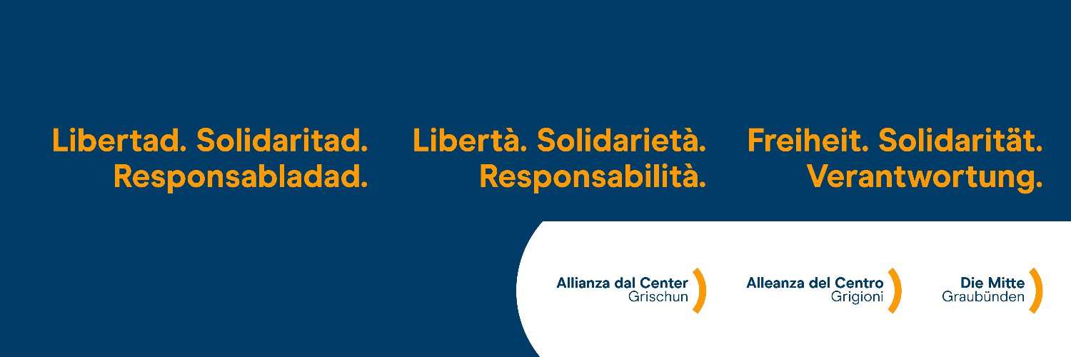 Die Mitte Graubünden banner