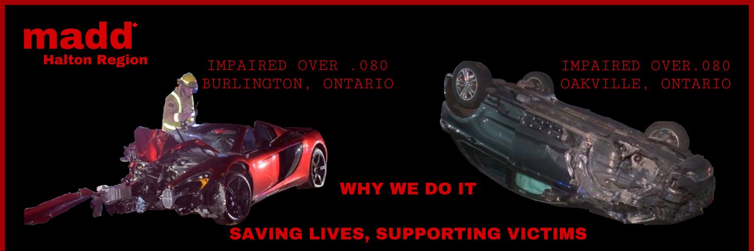MADD Halton Region banner