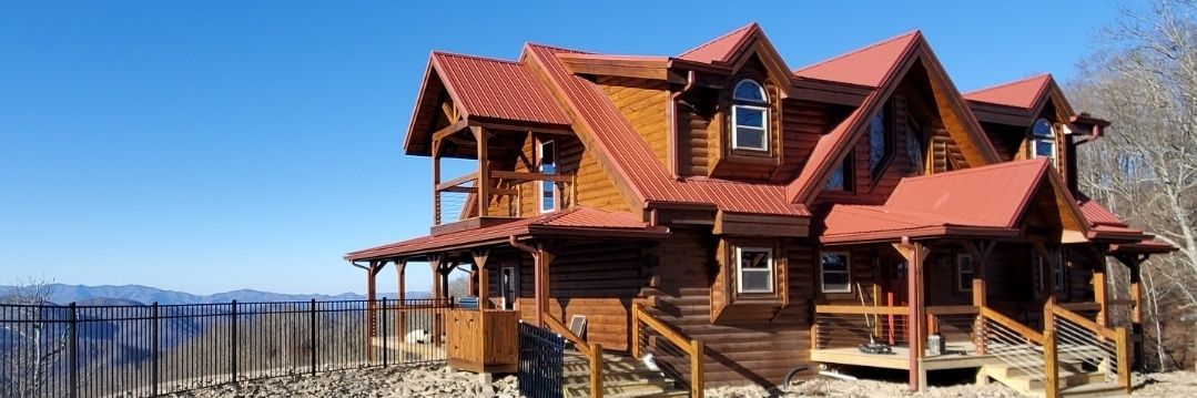 Smoky Mountain Cabin Builders banner