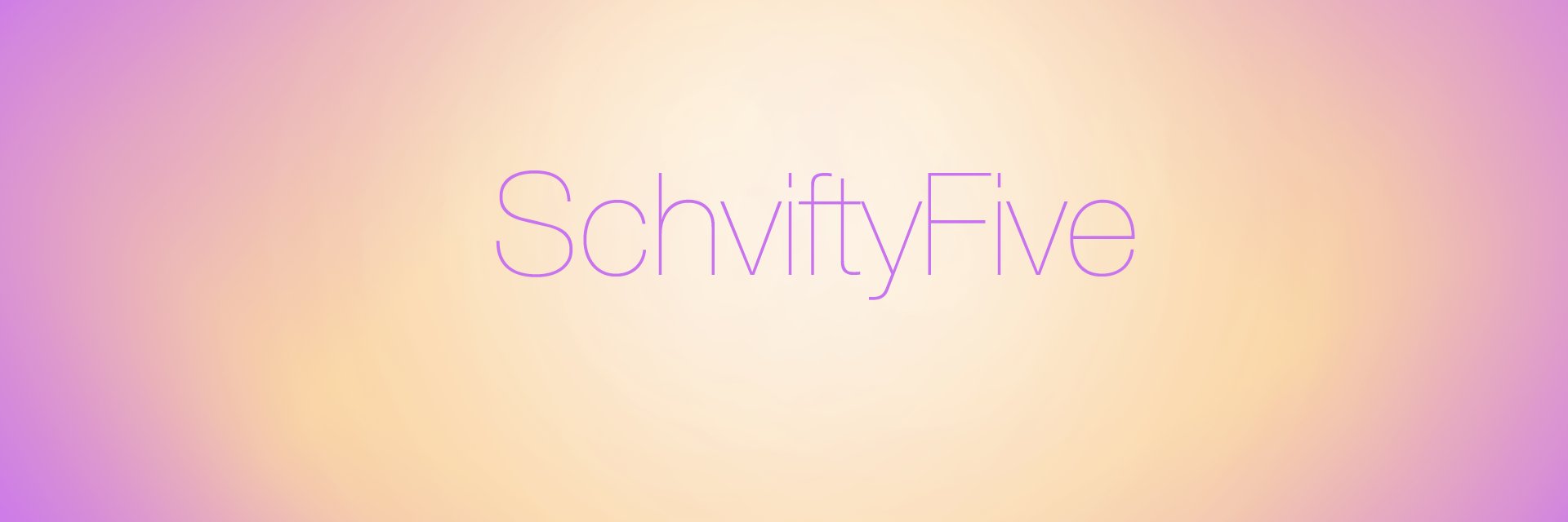 SchviftyFive's profile banner image
