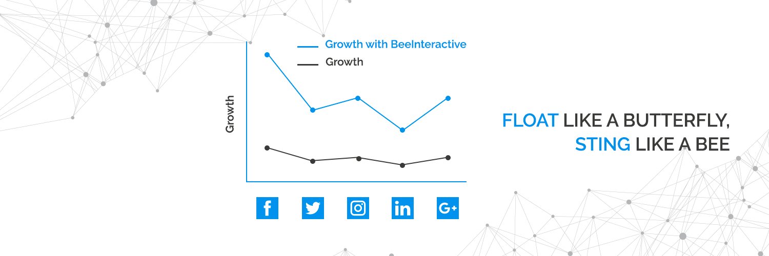 InteractBee's profile banner image