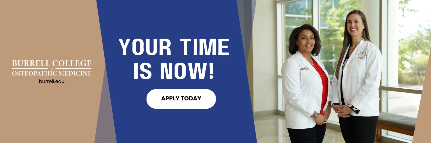 Burrell College of Osteopathic Medicine banner