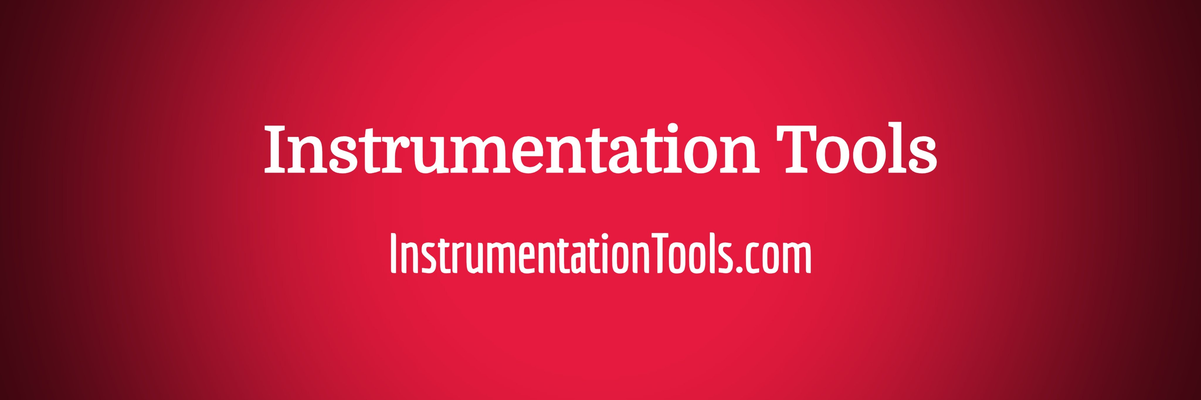 Instrumentation Tools banner