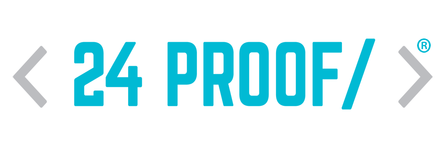 24 Proof banner