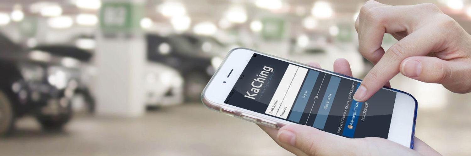 KaChing Parking banner