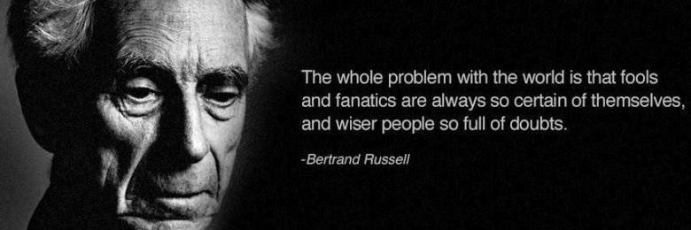 Bertrand Russell banner