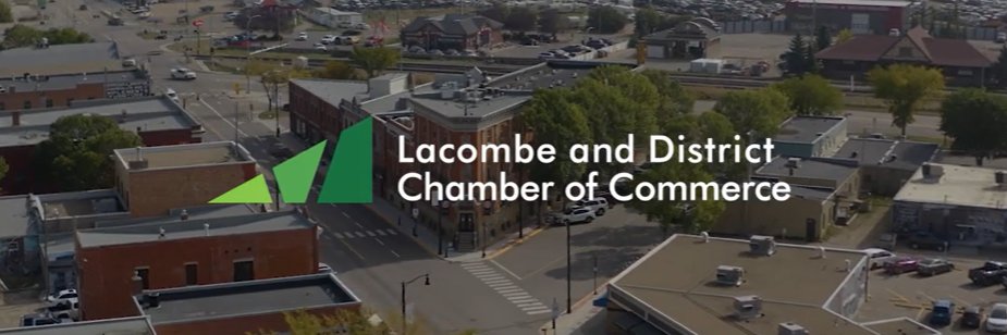 Lacombe and District Chamber of Commerce banner