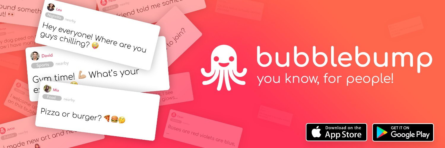 bubblebumpApp's profile banner image