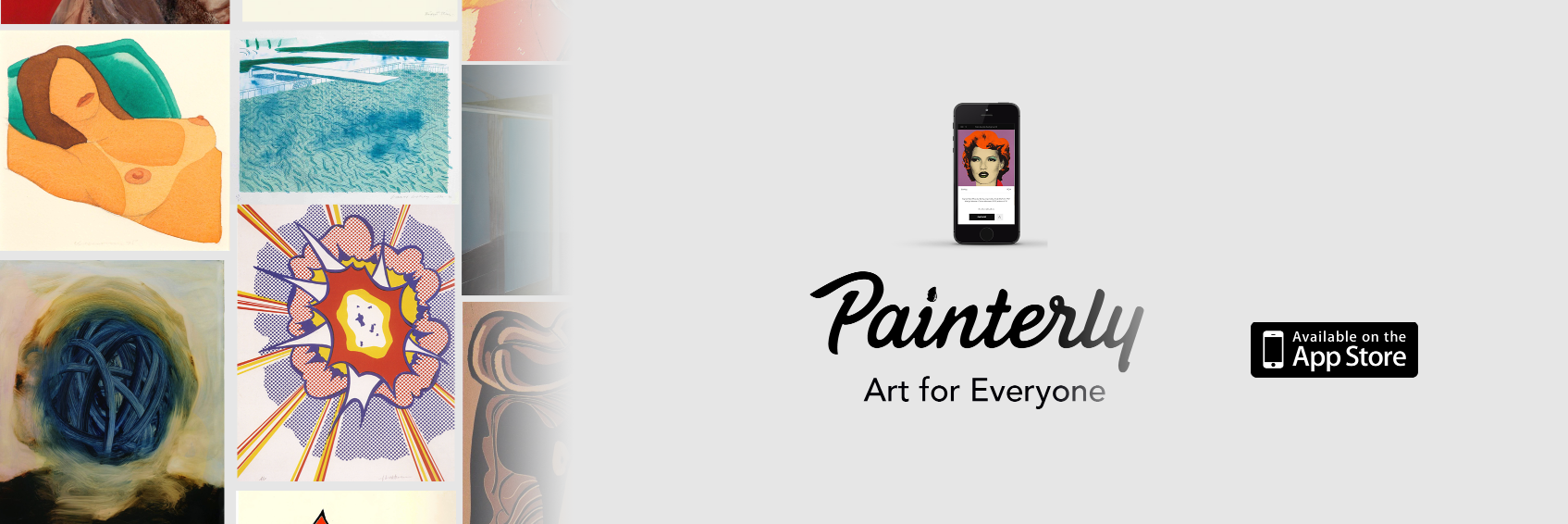 Painterly banner