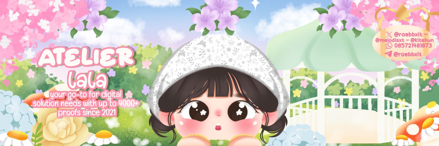 lala — order via wa/tele banner