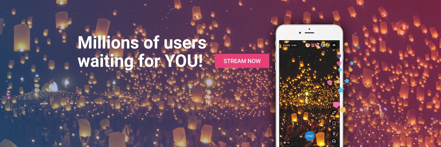 Streamago's profile banner image